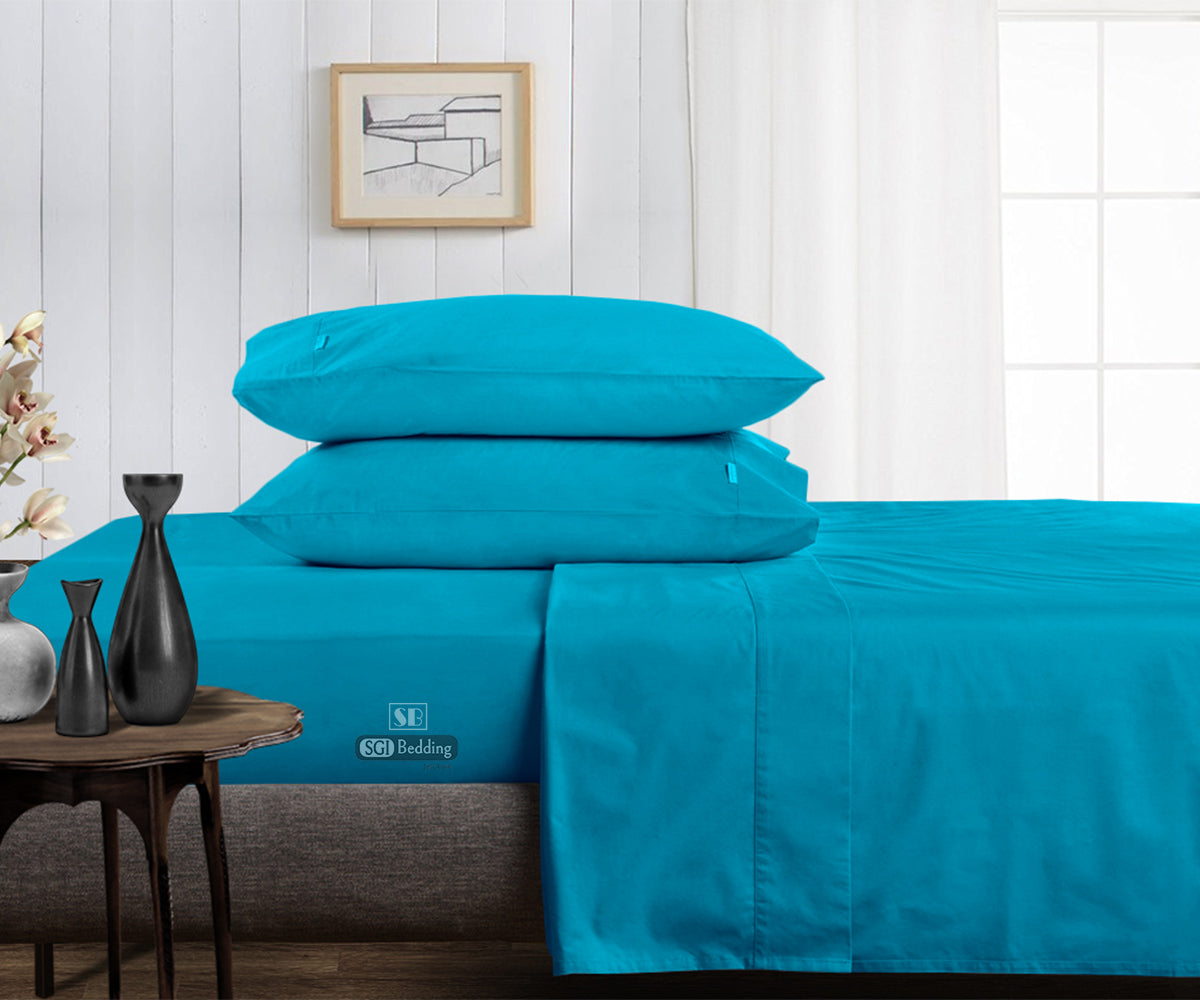 Turquoise Blue Bed Sheets 
