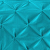 Luxury Turquoise Pinch Bed Runner Set