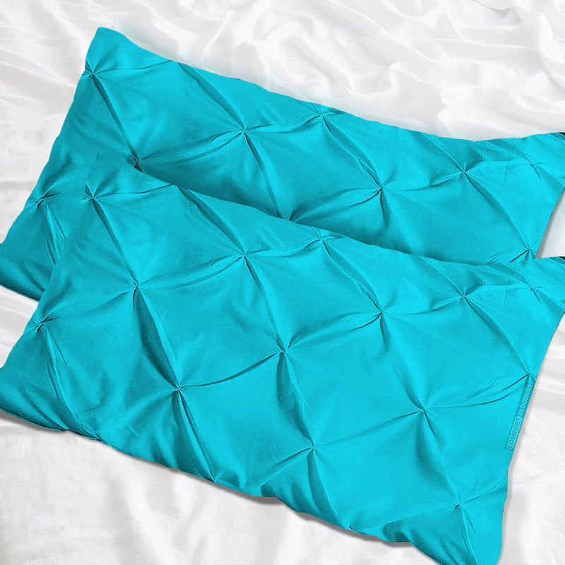 Turquoise Pinch Pillowcases