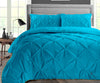 Turquoise Blue Pinch Comforter Set