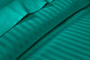 Turquoise green Stripe Split King Sheets Set