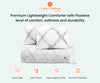 White Diamond Ruffle Comforter
