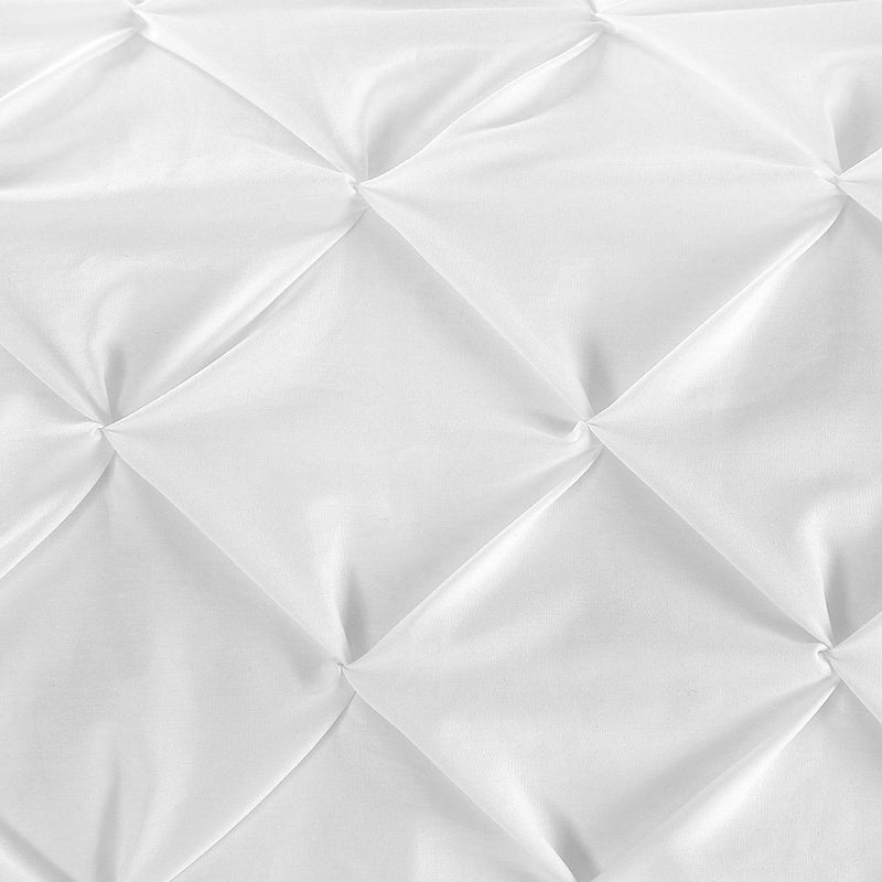 Elegant Ivory Dual tone Half Pinch Duvet Cover