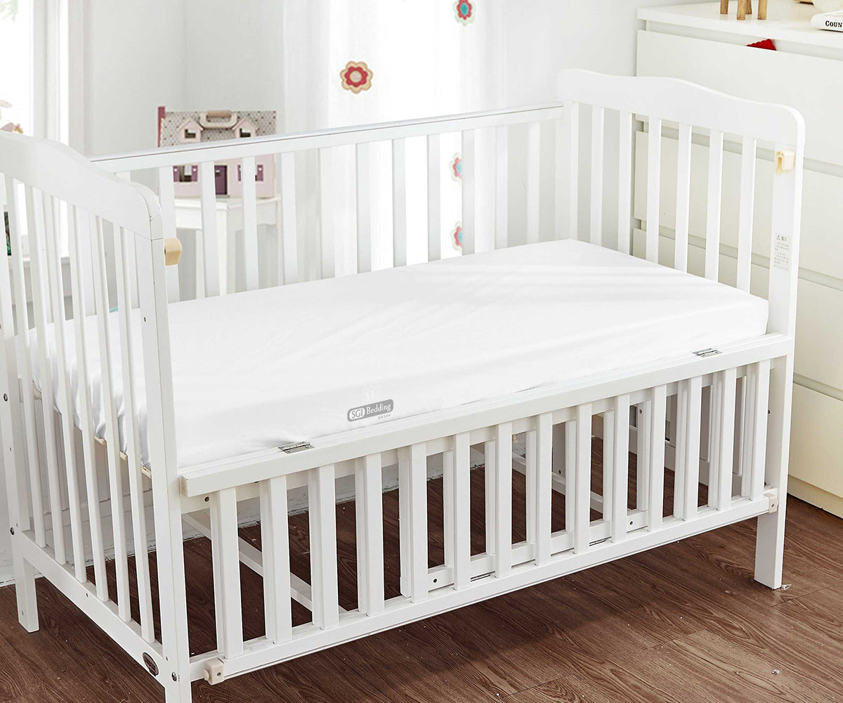 White Fitted Crib Sheets 