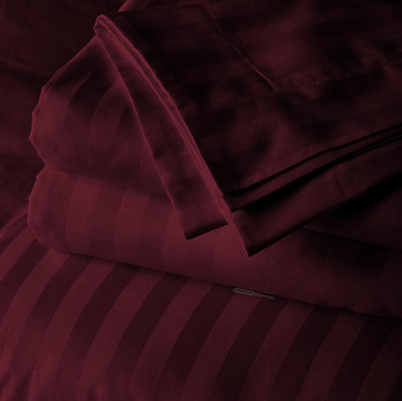 Wine Stripe Body Pillow Covers
