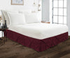 Wine Pinch Bed Skirt