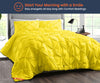 Yellow Pinch Comforter Set