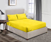Luxury Yellow Fitted Sheets Set