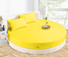 Luxury Yellow Round Sheet Set 100% Egyptian Cotton