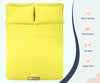 Yellow Stripe Flat Bed Sheet