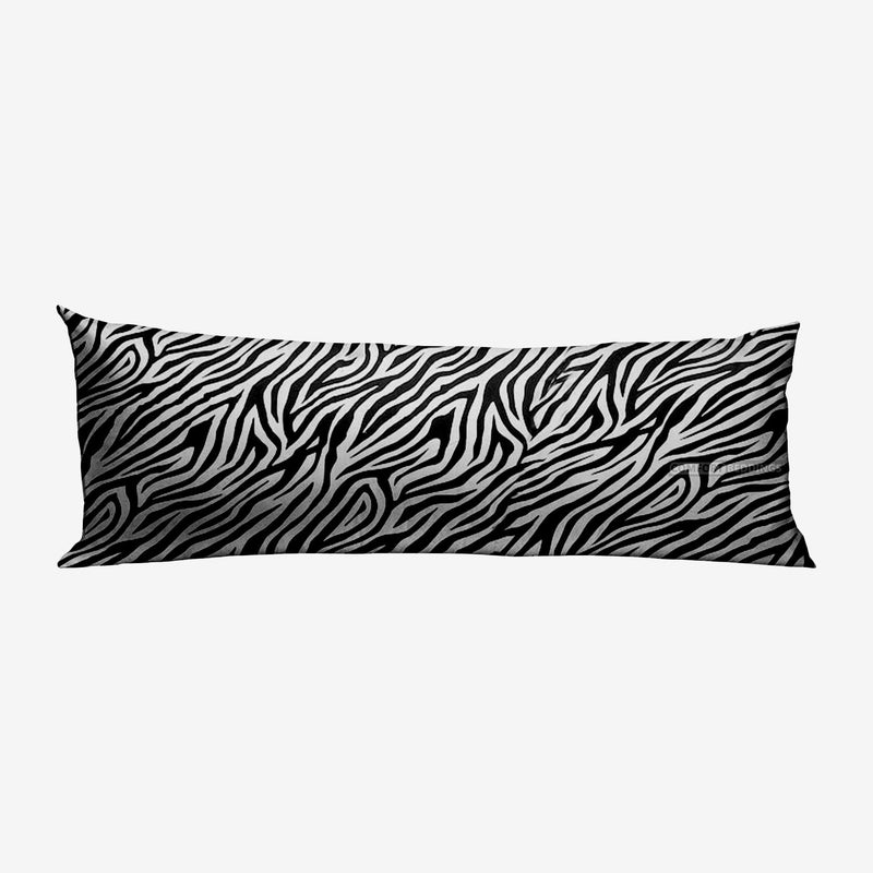 Zebra Print Body Pillow Cover