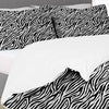 Zebra Print Reversible Duvet Cover