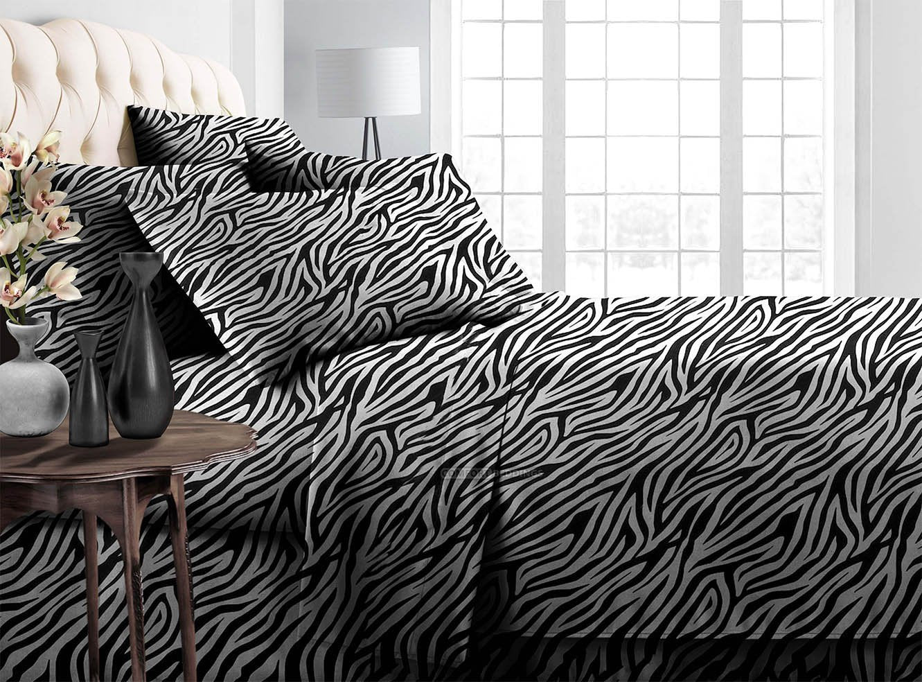 Zebra Print Bed in a Bag
