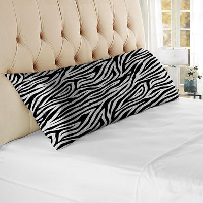 Zebra Print Body Pillow Cover