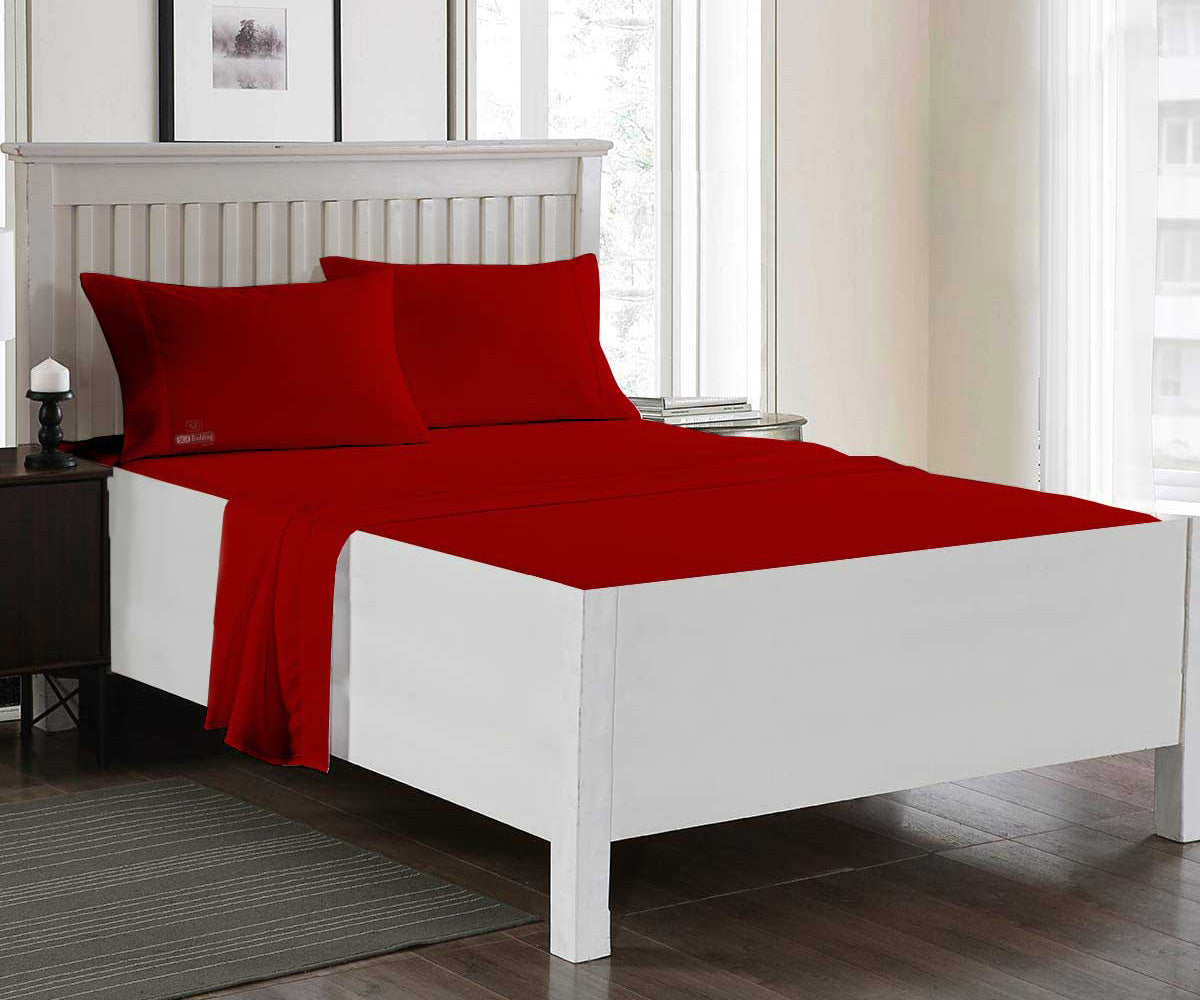 Blood Red Waterbed Sheet