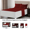 Burgundy Waterbed Sheet Set