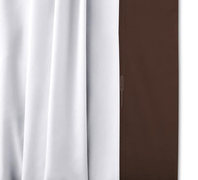 Luxury Chocolate Two Tone Bed Skirt