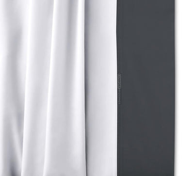 Luxury Dark Grey Two Tone Bed Skirt