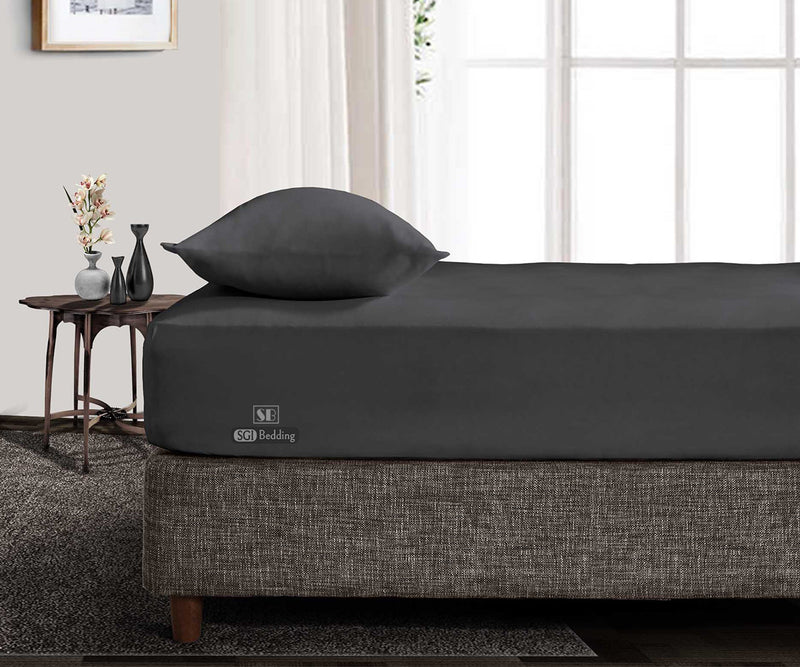 Luxury Dark Gray Fitted Sheets
