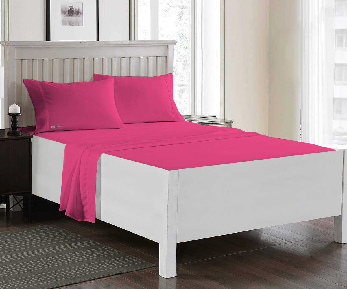 Hot Pink Waterbed Sheet Set 