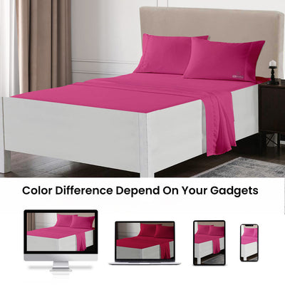 Hot Pink Waterbed Sheet Set