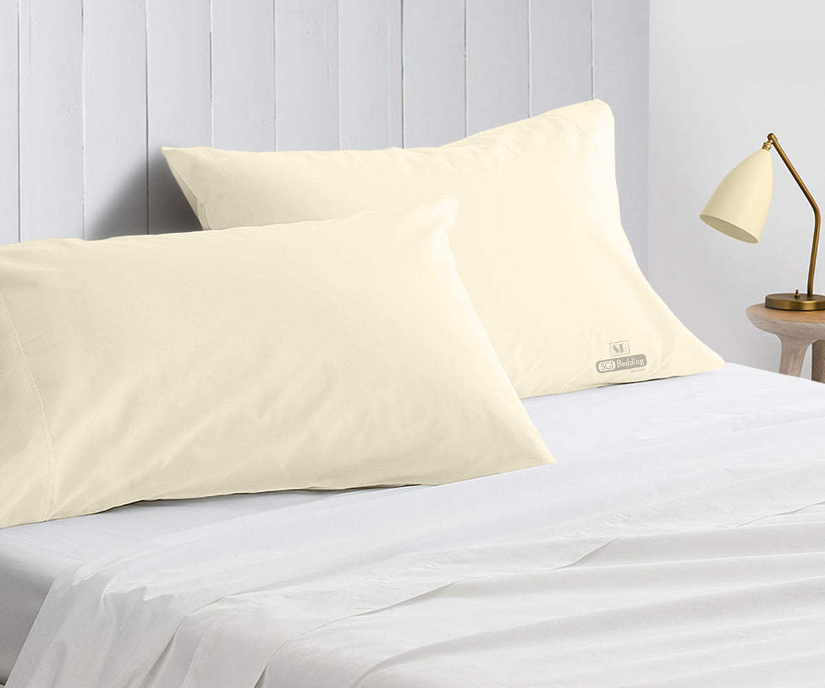 LUXURY IVORY PILLOWCASES