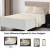 Ivory waterbed sheet set