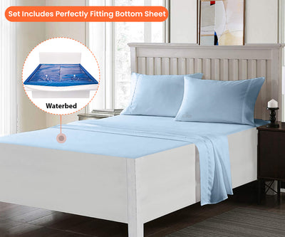Blue Waterbed Sheets