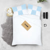 Egyptian Cotton Light Blue - white chex pillowcases