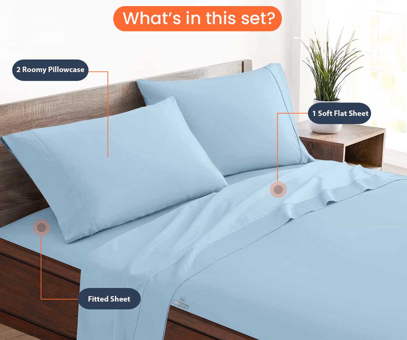 Light Blue Waterbed Sheets