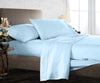 Luxury Light Blue Flat Sheets 100% Egyptian Cotton