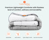 Light Grey Contrast Comforters