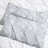 Light Grey Pinch Pillow Case