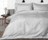 Light Grey Stripe Duvet Cover