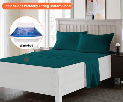 Teal Waterbed Sheets