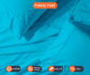 Turquoise Blue Waterbed Sheet